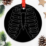 X Ray Round Ornament (Two Sides) Back