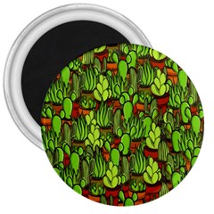 Cactus 3  Magnets by Valentinaart