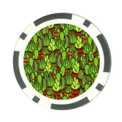 Cactus Poker Chip Card Guard (10 Pack) by Valentinaart