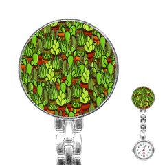 Cactus Stainless Steel Nurses Watch by Valentinaart