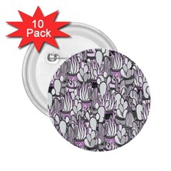 Cactus 2 25  Buttons (10 Pack)  by Valentinaart