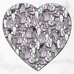 Cactus Jigsaw Puzzle (heart) by Valentinaart