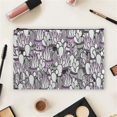 Cactus Cosmetic Bag (large)  by Valentinaart