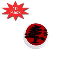 Bonsai 1  Mini Magnet (10 Pack)  by Valentinaart