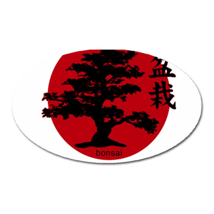 Bonsai Oval Magnet