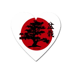 Bonsai Heart Magnet by Valentinaart