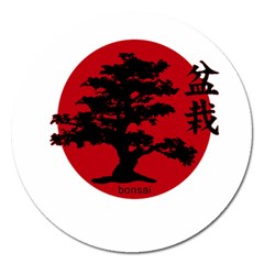 Bonsai Magnet 5  (round) by Valentinaart