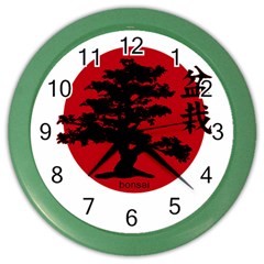 Bonsai Color Wall Clocks by Valentinaart