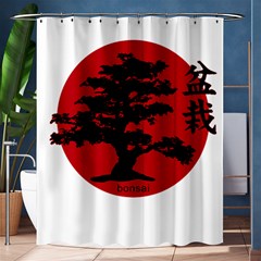 Bonsai Shower Curtain 60  X 72  (medium)  by Valentinaart