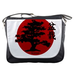 Bonsai Messenger Bags by Valentinaart