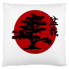 Bonsai Standard Flano Cushion Case (two Sides) by Valentinaart