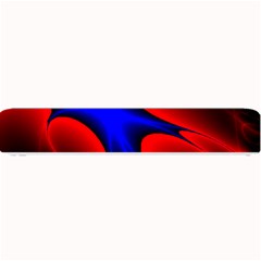 Space Red Blue Black Line Light Small Bar Mats