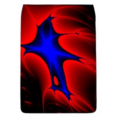 Space Red Blue Black Line Light Flap Covers (l)  by Mariart