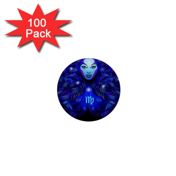 Sign Virgo Zodiac 1  Mini Buttons (100 pack) 