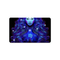 Sign Virgo Zodiac Magnet (name Card) by Mariart