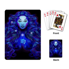 Sign Virgo Zodiac Playing Card by Mariart