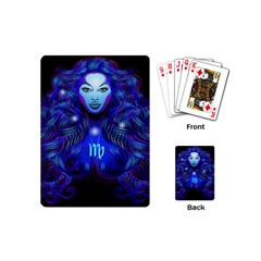 Sign Virgo Zodiac Playing Cards (mini)  by Mariart