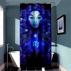 Sign Virgo Zodiac Shower Curtain 36  X 72  (stall)  by Mariart