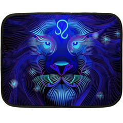 Sign Leo Zodiac Fleece Blanket (mini) by Mariart