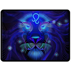 Sign Leo Zodiac Fleece Blanket (large)  by Mariart