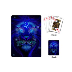 Sign Leo Zodiac Playing Cards (mini)  by Mariart