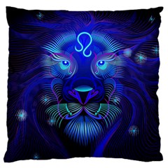 Sign Leo Zodiac Standard Flano Cushion Case (one Side) by Mariart