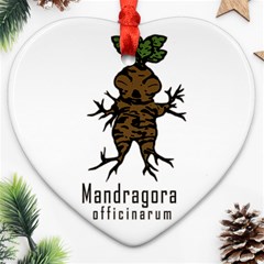 Mandrake Plant Ornament (heart) by Valentinaart