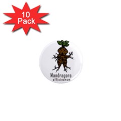 Mandrake Plant 1  Mini Magnet (10 Pack)  by Valentinaart