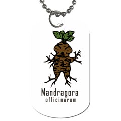 Mandrake Plant Dog Tag (one Side) by Valentinaart