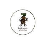 Mandrake plant Hat Clip Ball Marker Front