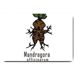 Mandrake Plant Large Doormat  by Valentinaart