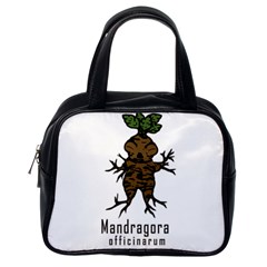 Mandrake Plant Classic Handbags (one Side) by Valentinaart