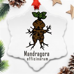 Mandrake Plant Ornament (snowflake) by Valentinaart