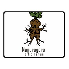 Mandrake Plant Double Sided Fleece Blanket (small)  by Valentinaart