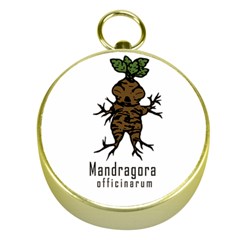 Mandrake Plant Gold Compasses by Valentinaart