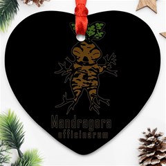 Mandrake Plant Ornament (heart) by Valentinaart