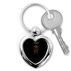 Mandrake Plant Key Chains (heart)  by Valentinaart