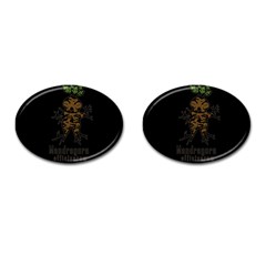 Mandrake Plant Cufflinks (oval) by Valentinaart