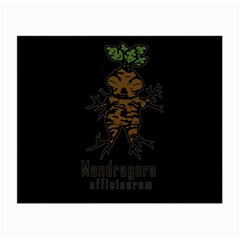 Mandrake Plant Small Glasses Cloth (2-side) by Valentinaart