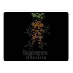 Mandrake Plant Double Sided Fleece Blanket (small)  by Valentinaart