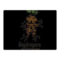 Mandrake Plant Double Sided Flano Blanket (mini)  by Valentinaart