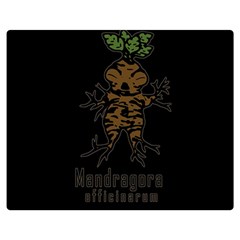 Mandrake Plant Double Sided Flano Blanket (medium)  by Valentinaart