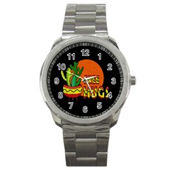 Cactus - Free Hugs Sport Metal Watch