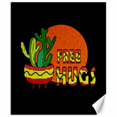 Cactus - Free Hugs Canvas 20  X 24   by Valentinaart