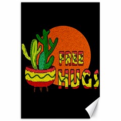 Cactus - Free Hugs Canvas 20  X 30   by Valentinaart