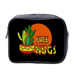 Cactus - Free Hugs Mini Toiletries Bag 2-side by Valentinaart