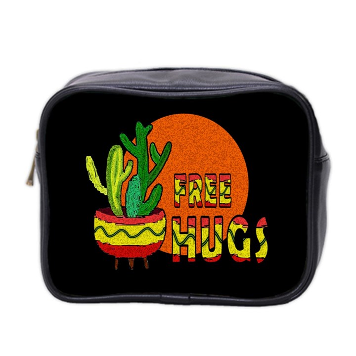 Cactus - free hugs Mini Toiletries Bag 2-Side