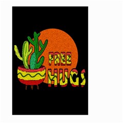 Cactus - Free Hugs Large Garden Flag (two Sides) by Valentinaart