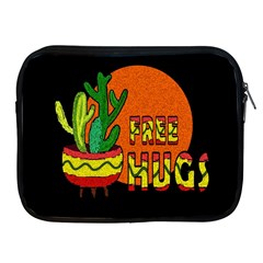 Cactus - Free Hugs Apple Ipad 2/3/4 Zipper Cases by Valentinaart