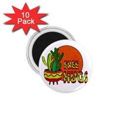 Cactus - Free Hugs 1 75  Magnets (10 Pack)  by Valentinaart